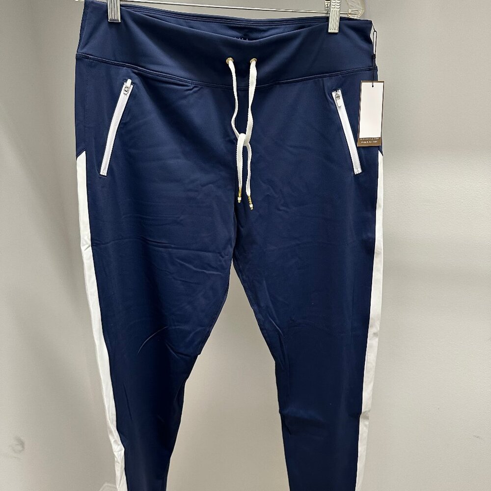 Fast Track Pant Blue  and White NWT Size L